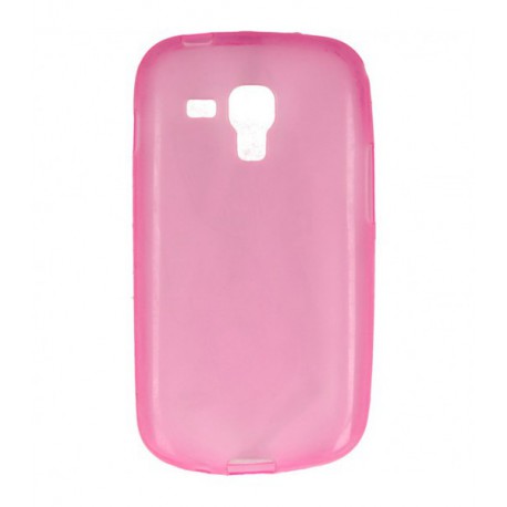 ETUI CLEAR NA TELEFON SAMSUNG GALAXY TREND RÓŻOWY