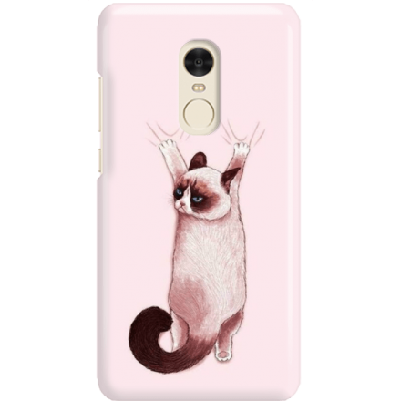 Etui na telefon Xiaomi Redmi Note 4X Różowy Kot