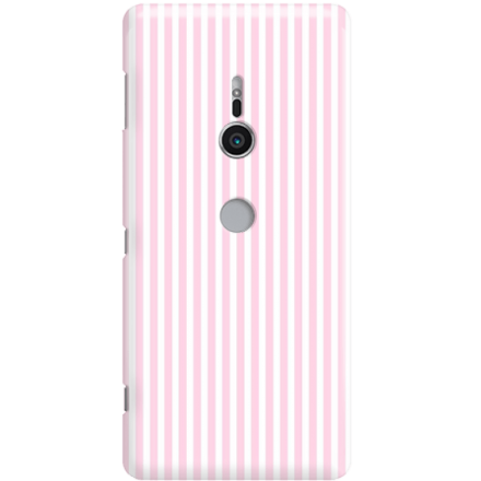 Etui na telefon Sony Xperia XZ2 Candy Różowe Paski