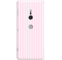 Etui na telefon Sony Xperia XZ2 Candy Różowe Paski