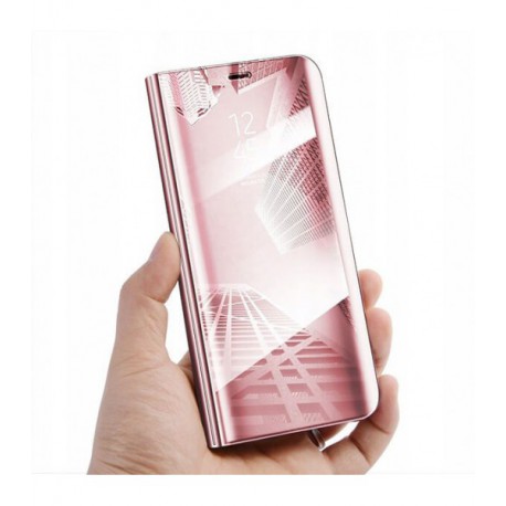 ETUI BOOK CLEAR VIEW NA TELEFON SAMSUNG GALAXY A51 RÓŻOWY