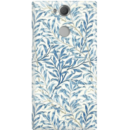 Etui na telefon Sony Xperia XA2 Niebieskie Liście