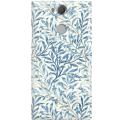 Etui na telefon Sony Xperia XA2 Niebieskie Liście