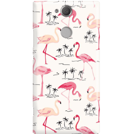 Etui na telefon Sony Xperia XA2 Wakacyjne Flamingi