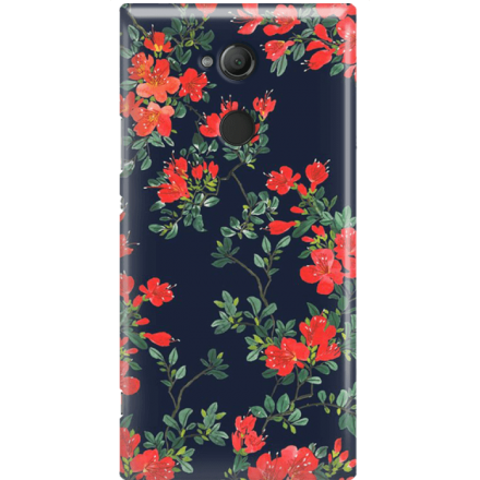 Etui na telefon Sony Xperia XA2 Ultra Czerwone Kwiaty