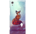 Etui na telefon Sony Xperia XA1 Kosmiczny Lis