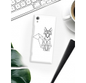 Etui na telefon Sony Xperia XA1 Lis Geometryczny