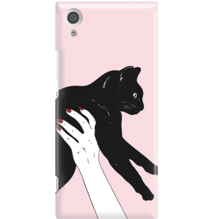 Etui na telefon Sony Xperia XA1 Mój Czarny Kot