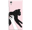 Etui na telefon Sony Xperia XA1 Mój Czarny Kot
