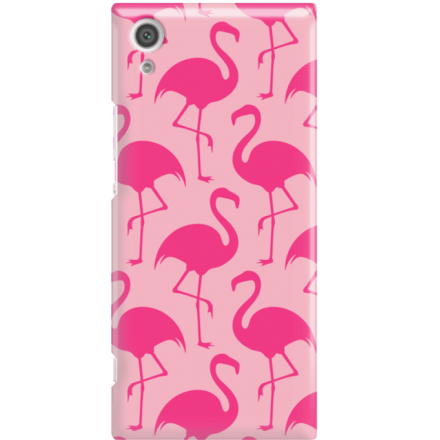 Etui na telefon Sony Xperia XA1 Różowe Flamingi