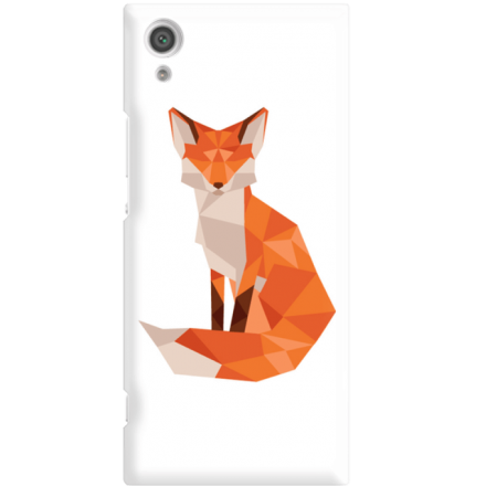 Etui na telefon Sony Xperia XA1 Rudy Lis Geometryczny