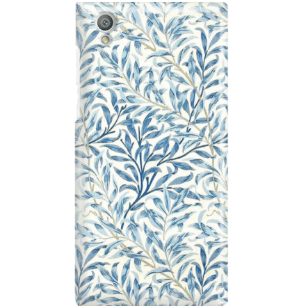 Etui na telefon Sony Xperia L1 Niebieskie Liście