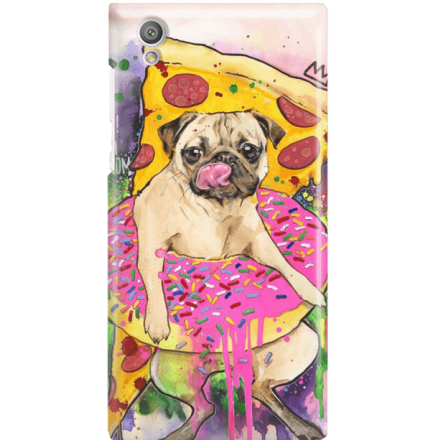 Etui na telefon Sony Xperia L1 Głodny Mops