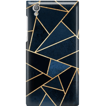 Etui na telefon Sony Xperia L1 Geometyczne Indygo