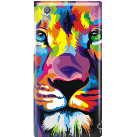 Etui na telefon Sony Xperia L1 Kolorowy Lew