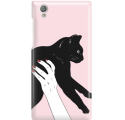 Etui na telefon Sony Xperia L1 Mój Czarny Kot