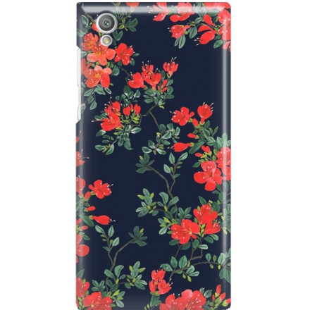 Etui na telefon Sony Xperia L1 Czerwone Kwiaty