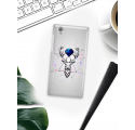 Etui na telefon Sony Xperia L1 Jeleń Geometryczny
