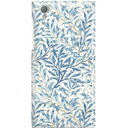 Etui na telefon Sony Xperia L1 Niebieskie Liście