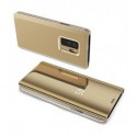 ETUI BOOK CLEAR VIEW NA TELEFON XIAOMI REDMI NOTE 9S ZŁOTY