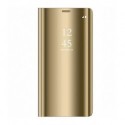 ETUI BOOK CLEAR VIEW NA TELEFON XIAOMI REDMI NOTE 9S ZŁOTY