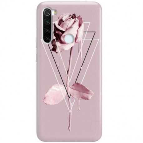 ETUI CLEAR NA TELEFON XIAOMI REDMI NOTE 8T PINK ROSE