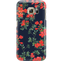 Etui na telefon Samsung Galaxy S6 Edge Czerwone Kwiaty