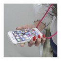 ETUI CROSSBODY NA TELEFON APPLE IPHONE 7 / 8 RÓŻOWY