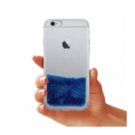 ETUI LIQUID PEARL NA TELEFON APPLE IPHONE 6 / 6S NIEBIESKI