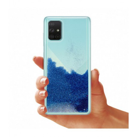 ETUI LIQUID PEARL NA TELEFON SAMSUNG GALAXY A71 NIEBIESKI