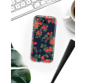 Etui na telefon Samsung Galaxy J5 2017 Czerwone Kwiaty
