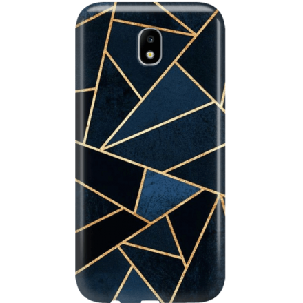 Etui na telefon Samsung Galaxy J5 2017 Geometyczne Indygo