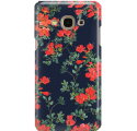 Etui na telefon Samsung Galaxy J3 2017 Czerwone Kwiaty