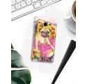 Etui na telefon Samsung Galaxy J3 2017 Głodny Mops
