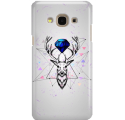 Etui na telefon Samsung Galaxy J3 2017 Jeleń Geometryczny