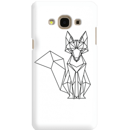 Etui na telefon Samsung Galaxy J3 2017 Lis Geometryczny