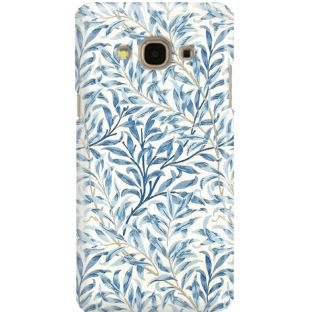 Etui na telefon Samsung Galaxy J3 2017 Niebieskie Liście