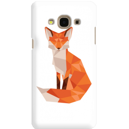 Etui na telefon Samsung Galaxy J3 2017 Rudy Lis Geometryczny