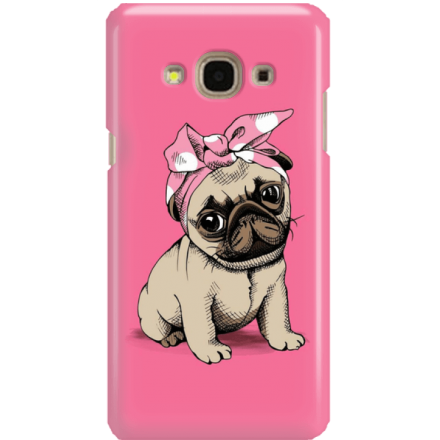 Etui na telefon Samsung Galaxy J3 2017 Słodki Mops