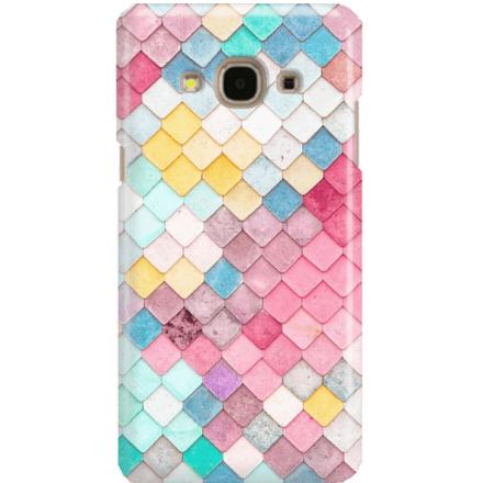 Etui na telefon Samsung Galaxy J3 2017 Tęczowa Łuska