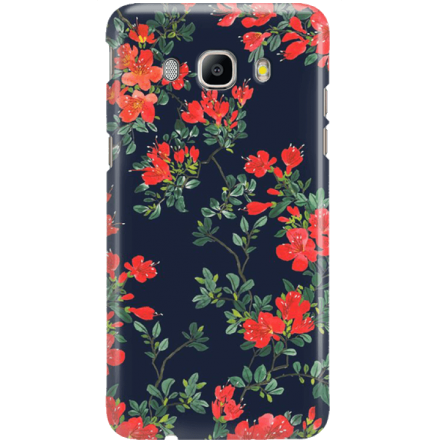 Etui na telefon Samsung Galaxy J5 2016 Czerwone Kwiaty