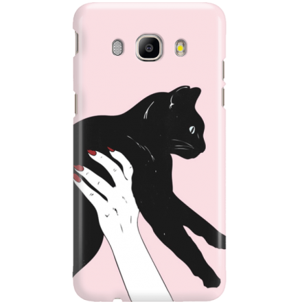 Etui na telefon Samsung Galaxy J5 2016 Mój Czarny Kot