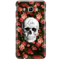 Etui na telefon Samsung Galaxy J5 2016 Róże Czaszka