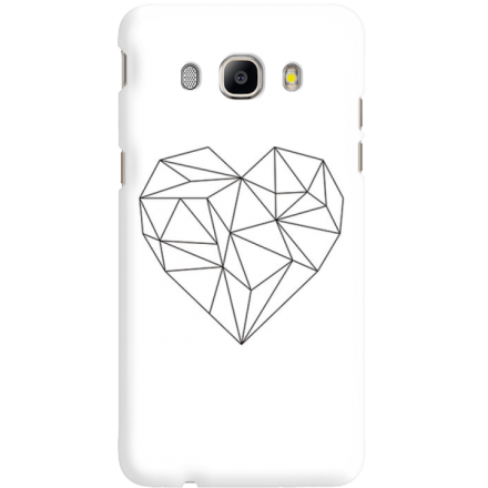 Etui na telefon Samsung Galaxy J5 2016 Serce Geometryczne
