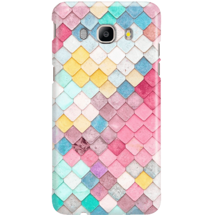 Etui na telefon Samsung Galaxy J5 2016 Tęczowa Łuska