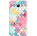Etui na telefon Samsung Galaxy J5 2016 Tęczowa Łuska