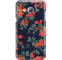 Etui na telefon Samsung Galaxy J3 2016 Czerwone Kwiaty
