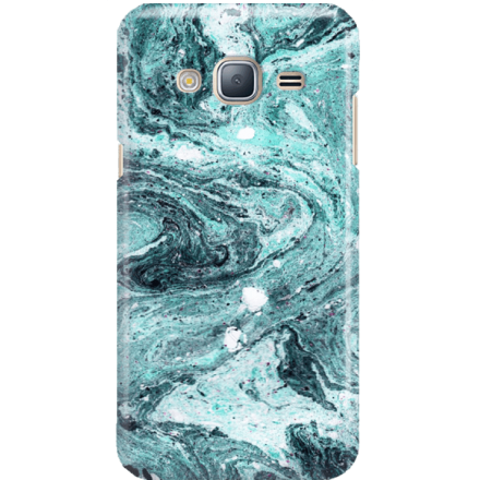 Etui na telefon Samsung Galaxy J3 2016 Lazurowe Fale