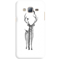 Etui na telefon Samsung Galaxy J3 2016 Leśny Jeleń