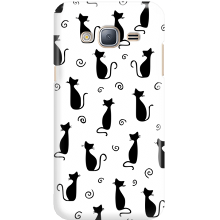 Etui na telefon Samsung Galaxy J3 2016 Szczęśliwe Koty